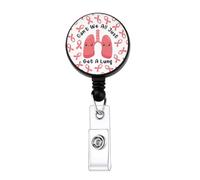 Bobine de badge Can't We All Just Get A Lung Cancer Gift (Get A Lung Reel)