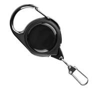 Bobine De Badge Extérieure - Porte-clés Rétractable, Porte-clés Résistant À L'usure | Porte-clés À Bobine De Badge Pour Les Voyages, Le Travail Et La Survie, Porte-clés De Randonnée Pratique À Clipser