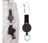 Bobine de badge lourd, porte-clés rétractable lourd,Porte de badge antivol avec conception pour ouvre-bouteille | Petits bureaux Produits de carte d'identité Emplois permettent de petits outils à