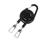 Bobine De Badge Tactique - Porte-clés Rétractable, Robuste, Cordon En Acier | Porte-clés Pour Carte D'identité, Bobine De Lanière Tactique Durable, Facile À Utiliser, Polyvalent, Durable, R