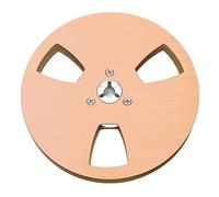 Bobine de Bande Vide 1/4 5 Pouces pour Lecteurs de Bande à Bobine, Bobine de Bande Sonore Universelle Ouverte à 3 Trous en Alliage D'aluminium, Bobine de Réception de Bande (Or)