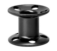 Bobine de Bobine de Bobine de Doigt de la plongée en Alliage en Aluminium | Eau salée - Directive tolérante pour l'apidéage/plongée avec Tuba | Équipement sous-Marin léger avec (Black)