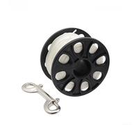 Bobine de bobine de plongée en nylon renforcé avec crochet en acier inoxydable de 90 mm pour déploiement de ligne de bouée Smb lors de voyages techniques pour plongée sous-marine (50 m)