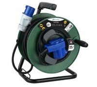 BOBINE DE CÂBLE 25MT FICHE INDUSTRIELLE CEE PRISE SCHUKO ET CEE PRISE DE CÂBLE