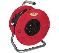 BOBINE DE CÂBLE D’EXTENSION ÉLECTRIQUE ROUGE 25 MT 3X1,5 BRENNESTUHL (31214)