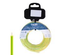 Bobine de câble flexible bicolore de 4 mm, 5 m. Idéal pour les installations électriques, sans halogène, assure sécurité et durabilité. Parfait pour tous les types de projets.