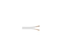 Bobine de câble haut-parleur 2x2.5mm 100m - blanc