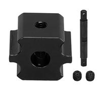 Bobine de casier différentiel RC Kit de Mise à Niveau de décélération en Fer en Alliage d'aluminium Haute résistance pour Voiture Traxxas Slash Rustler 1/10 RC 2 Accessoires Inclus (Noire)