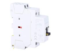 Bobine de Contacteur AC Auxiliaire, 25A 230V 2P 1NO 1NC Contacteur AC Domestique Commandes D'alimentation du Moteur Principal Commande de Circuit pour le Contrôle de Circuit Industriel (1NO 1NC)