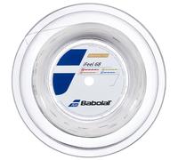 Bobine de cordage de badminton multifilament Babolat I Feel 68 Blanc 200 m