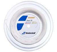Bobine de cordage de badminton multifilament Babolat I Feel 70 Blanc 200 m