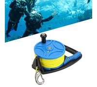 Bobine de Corde D'ancrage, Bobine de Doigt, Fil de 83 M pour la Plongée en Exil en Grotte avec Clip, pour la Plongée en Exil en Grotte (roue bleue)