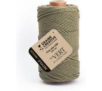 Bobine de coton câblé recyclé 2mm - 400gr - Graine Créative(...) - 200128 En Vert et contre tous
