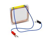 Bobine de cuivre électromagnétique de forme carrée - Fournitures de démonstration d'électromagnétisme - Aide à l'enseignement physique pour laboratoire - Cuivre pour projets électroniques