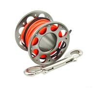 Bobine de doigt en alliage d'aluminium de 15/30 m avec acier (15 m gris)