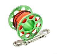Bobine de doigt en alliage d'aluminium de 15/30 m avec acier (15 m vert)