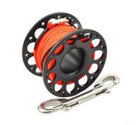 Bobine de doigt en alliage d'aluminium de 15/30 m avec acier (30 m noir)
