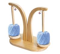 Bobine De Fibres Naturelles - Fileur Équilibré 28,7 X 15,8 X 27,5 Cm, Station De Crochet Lisse | Module De Support De Rotation De Fil Textile, Moteur De Mouvement Artisanal À Double Broche De Haute Ca