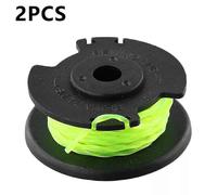 Bobine de fil 36 V pour tondeuse à gazon Ryobi RLT36B33 / RY36LT33A-0 + 1 capuchon de bobine, RAC143, 2 pièces, multicolore