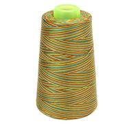 Bobine de fil à coudre, construction en polyester pour couture et réparation de base, bobine unique pour usage domestique, taille 11 x 6 cm.