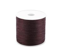 Bobine de fil à coudre en cuir ciré de 0,5 mm pour réparation de chaussures en cuir et reliure de livres 100 m