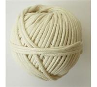Bobine de fil à tisser en coton tressé 2mm 100g - graine créative Blanc G