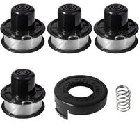 Bobine de fil A6226-XJ A6226 compatible avec les débroussailleuses Black+Decker GL250,GL310,GL360,GL360SB,CST500,CST800,avec encoche automatique 6 m de long Ø 2 mm et couvercle de bobine