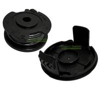 Bobine de fil + capuchon de bobine compatible avec débroussailleuse Bosch 3600HA5002 3600HA5001 / F016800569
