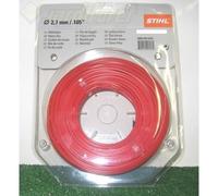 Bobine de fil carré diamètre 2,7 mm longueur 208 m - rouge - STIHL - 0000-930-2616