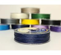 Bobine de fil ciré en polyester 1,2 mm 35 m Bleu foncé