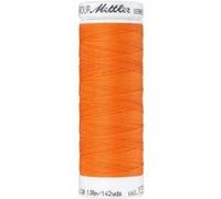 Bobine de fil coudre Elastique - orange - 130m - Haute élasticité - METTLER - 100% polyester Orange vif G