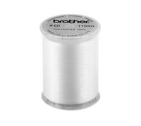 Bobine de fil de canette - BROTHER - N°60 - 100% polyester - Longueur 1100 mètres - Blanc