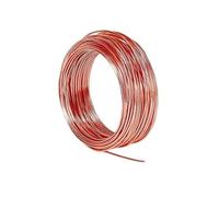 Bobine de fil de cuivre conducteur nu, diamètre 10 m, calibre 22-33, for bijoux et plantes.(0.5mm)