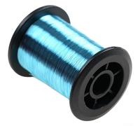 Bobine de fil de cuivre fin de 0,1 mm pour attacher la mouche, matériau du corps de nymphe, projets d'hameçon avec des couleurs assorties comme or, noir, argent, bleu, olive, rouge, violet, marron