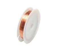 Bobine de fil de cuivre pur de 10 m, diamètre 0,1-1,8 mm, calibre 13-40 T2, for le jardinage(0.3mm)