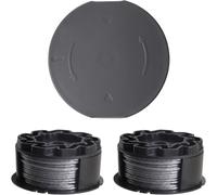 Bobine de Fil de Débroussailleuse pour Bosch UniversalGrassCut,ADEFOL Bobine Nylon ¿1,6mm 6m (F016800570) + Couvercle Bobine (1600A01R5J) Recharge et Bobine de Fil intégrée