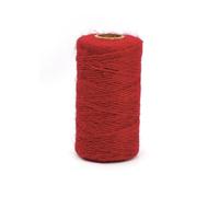 Bobine De Fil De Jute 2 Mm Rouge