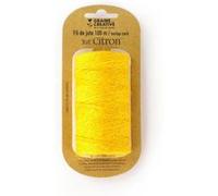 Bobine de fil de jute - Jaune - 100 m x 2 mm