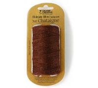 Bobine de fil de jute - Marron - 100 m x 2 mm Marron G
