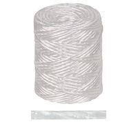 Bobine de Fil de Raphia Blanc, Poids de 700 g, Robuste, idéal pour Les travaux manuels, Les travaux d'attachement et la décoration.