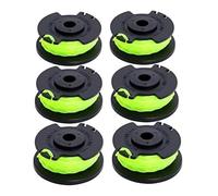Bobine de fil de rechange 6 pièces for débroussailleuse Ryobi RAC143 RLT36B33 RY36LT33A-0 RLT36C3325 36V, alimentation automatique, for débroussailleuse sans fil.