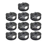 Bobine de fil de rechange pour débroussailleuse, bobines de rechange de 0,2 cm et capuchon Parkside pour débroussailleuse sans fil PRTA 20 Li C3 IAN351753 (10 bobines)