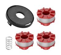 Bobine de fil de rechange pour Ein-hell GE-CT 36/30 LI E Solo - Accessoire pour débroussailleuse AGILLO 18/200, 3405096 (bobine x 3 + couvercle x 1 + ressort)