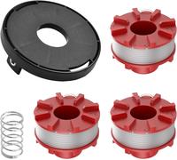Bobine de fil de rechange pour Ein-hell GE-CT 36/30 LI E Solo-Accessoire pour débroussailleuse AGILLO 18/200,3405096 (bobine x 3 + couvercle x 1 + ressort)