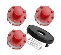 Bobine de Fil de Rechange pour Tondeuse Einhell, 3405096 avec Capuchons et Ressort TLE-01-1, Compatible avec GE-CT 36/30 LI E Solo, AGILLO 18/200 (Bobine*3+Capuchon*1+Ressort*1)