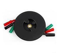 Bobine de fil d'extension rétractable pour multimètre automobile et 6 m avec clip, bobine en plastique avec deux ports de connexion (300 cm)