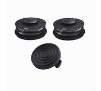 Bobine de fil double ligne pour Gardenline pour Top Craft pour Einhell for King Craft KCR, bobine de rechange pour débroussailleuse de jardin, 10 m x 1,4 mm, 2 bobines + 1 housse