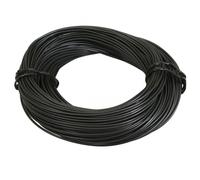 Bobine De Fil Électrique Noir Multibrin 9/10 0.75mm² X 50m Faisceau Pour Moto Cyclo