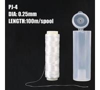 Bobine De Fil Invisible En Nylon Pour Pêche En Mer, 1 Pièce,Ligne À Haute Résistance, Élastique, Appât, Polyester, Flottante, Leurre, Matériel, Accessoires, Pj,