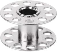 Bobine de fil métallique for machine à coudre domestique, bobine de fil vide(Sliver-10pcs)